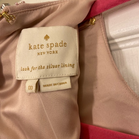 Kate Spade Scattered Brooch Crepe Dress size 00 - Picture 5 of 6